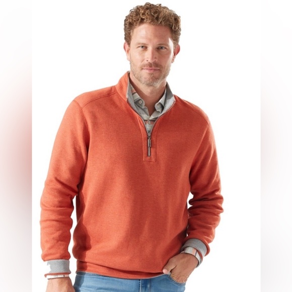 Tommy Bahama Other - Tommy Bahama Flipshore Reversible Quarter Zip Pullover Men’s Medium